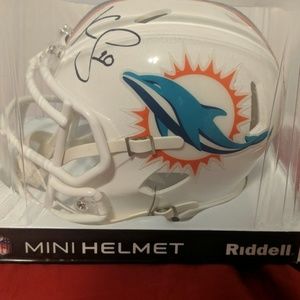 Miami dolphins signed helmet